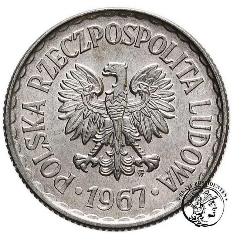 Polska PRL 1 złoty 1967 st.1-
