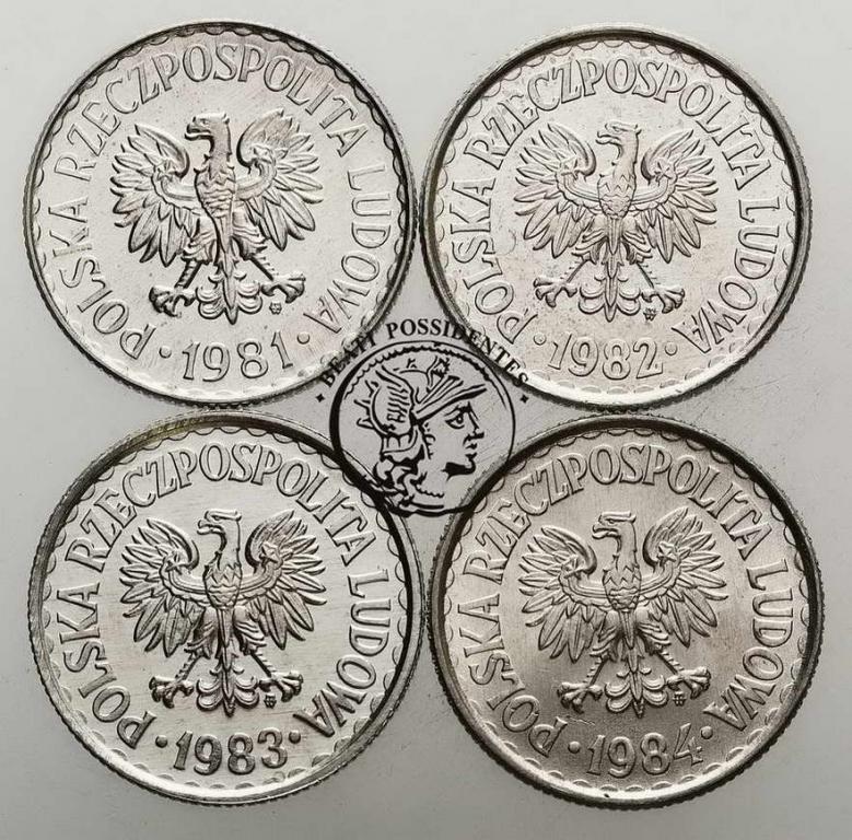 Polska PRL 1 złoty 1981-1984 st.1
