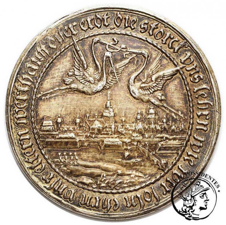 Niemcy Saksonia medal 1626 srebro st.3+
