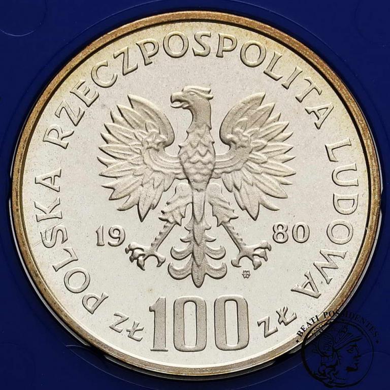 PRL 100 złotych 1980 Igrzyska Olimpijskie st. L