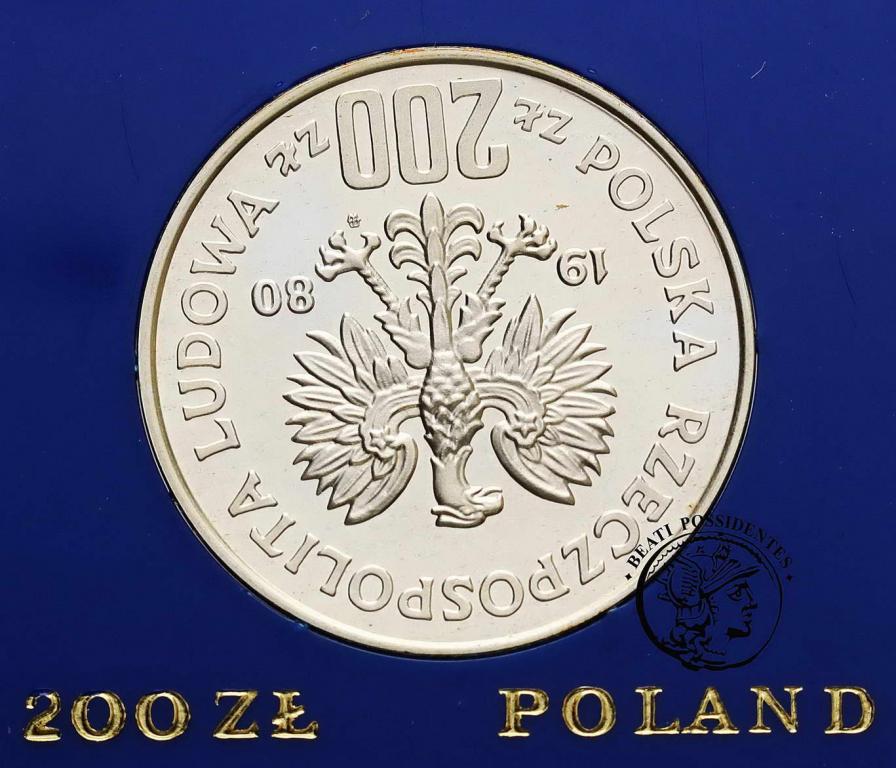 Polska PRL 200 złotych 1980 Chrobry st. L