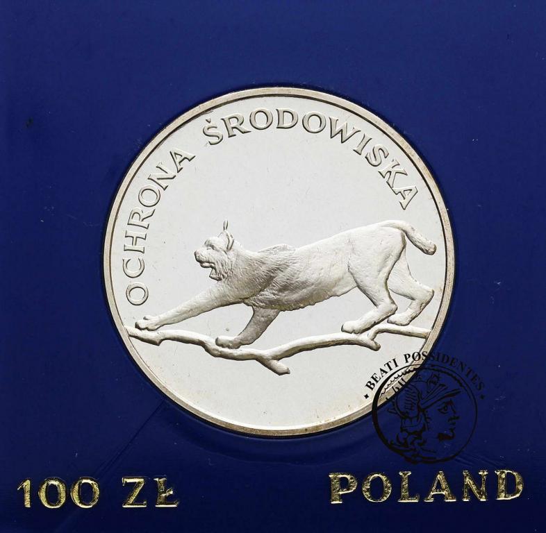 PRL 100 złotych 1979 Ryś st. L-
