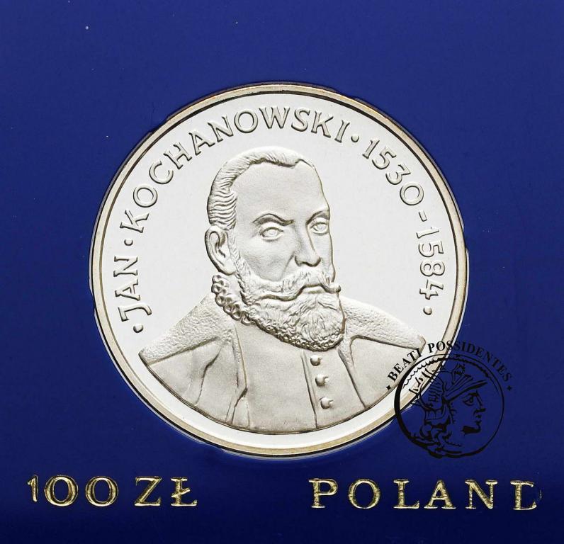 PRL 100 złotych 1980 Kochanowski st. L
