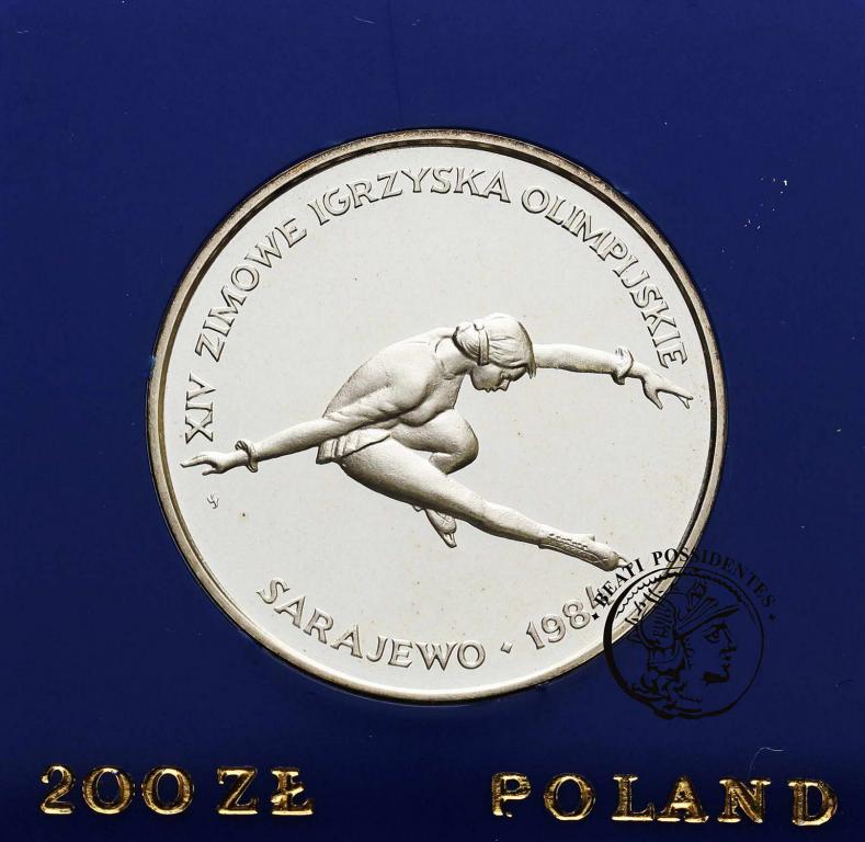PRL 200 złotych 1984 Sarajewo st. L