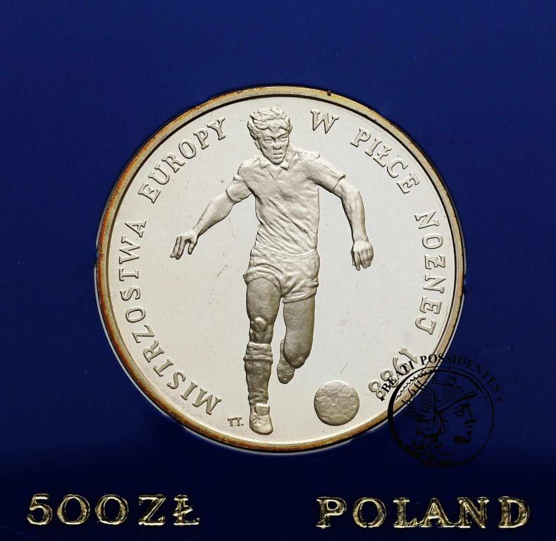 Polska PRL 500 złotych 1987 piłkarz st. L