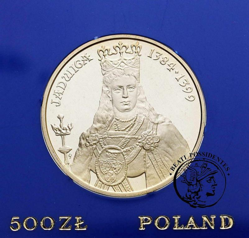 Polska PRL 500 złotych 1988 Królowa Jadwiga st. L