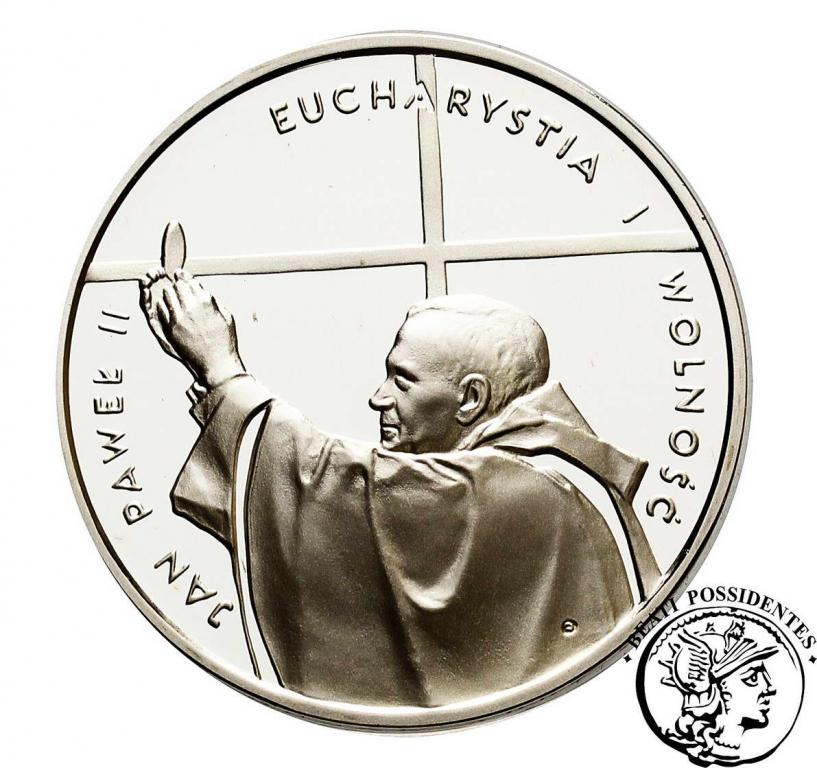 III RP 10 złotych 1997 Jan Paweł II Eucharystia sL