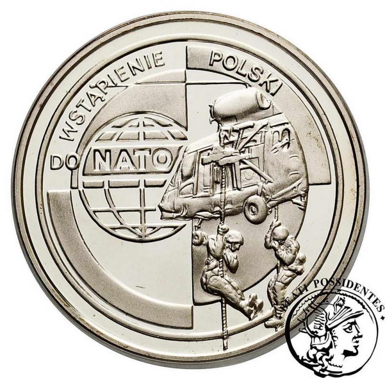 Polska III RP 10 złotych 1999 Polska w NATO st.L