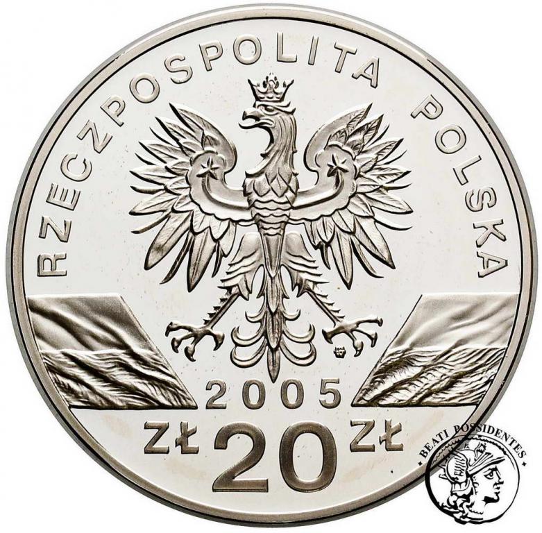 Polska III RP 20 złotych 2005 Puchacz st. L