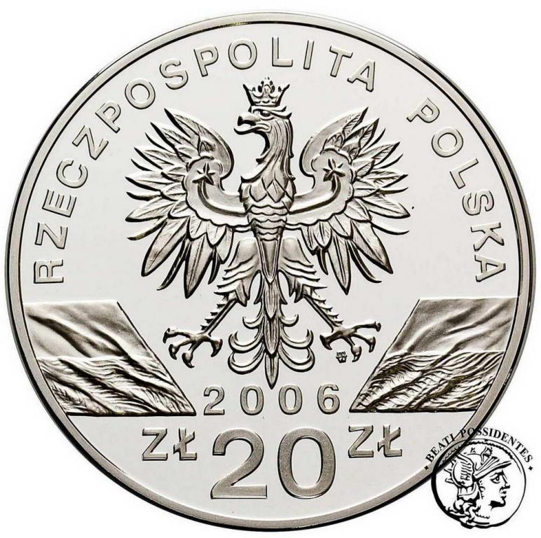 Polska III RP 20 złotych 2006 Świstak st. L