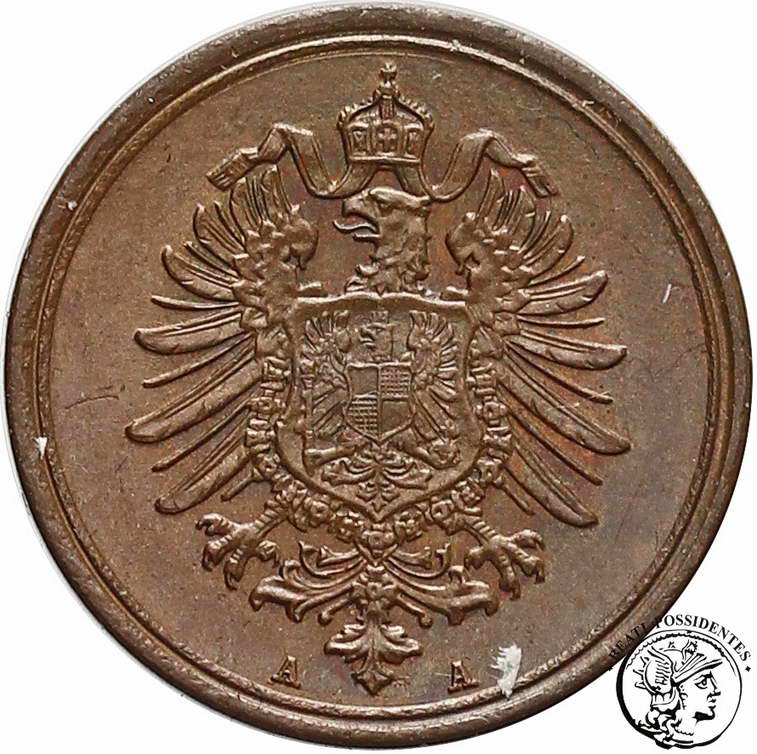 Niemcy 1 Pfennig 1874 A st. 1