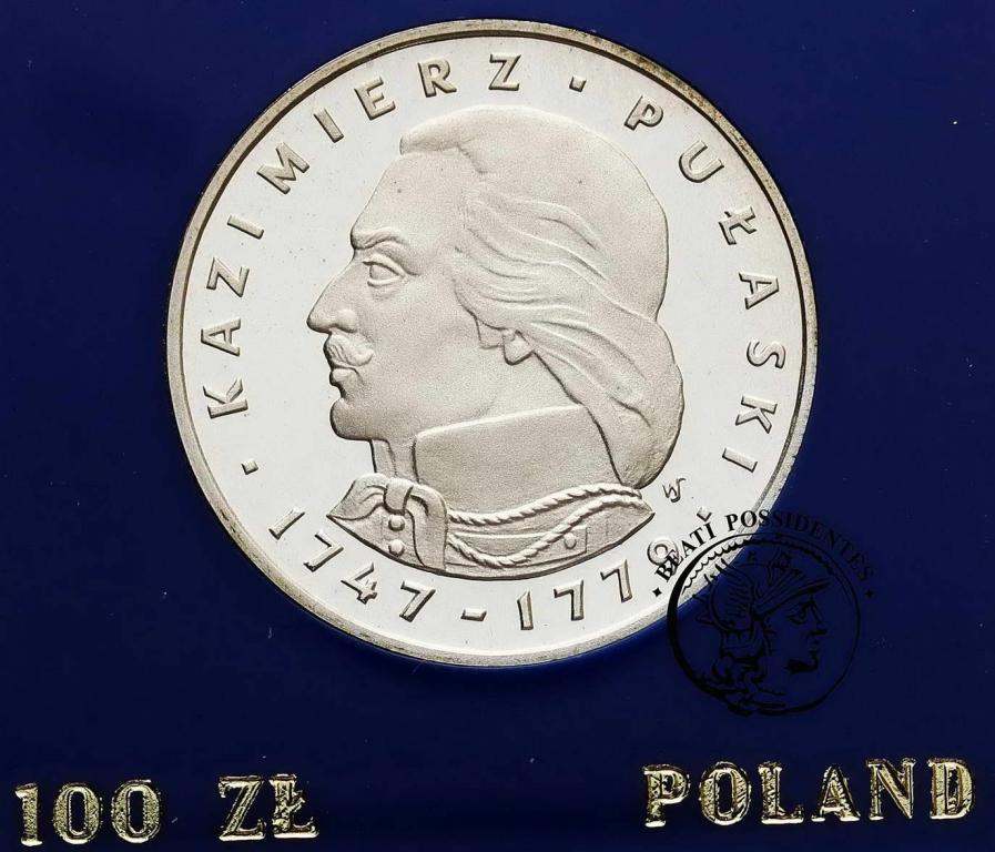 Polska PRL 100 złotych 1976 Pułaski st. L-