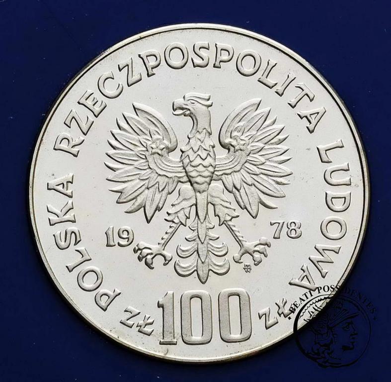 Polska PRL 100 złotych 1978 Adam Mickiewicz st. L
