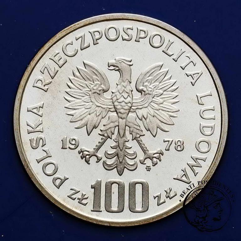 Polska PRL 100 złotych 1978 Janusz Korczak st. L