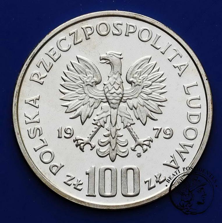 Polska PRL 100 złotych 1979 Ludwik Zamenhof st.L