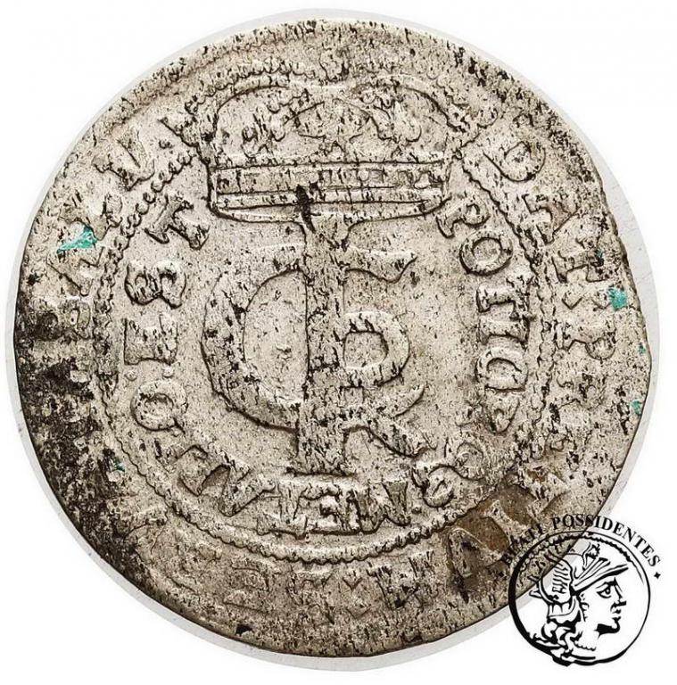 Polska Jan Kazimierz tymf koronny 1665 st.3+