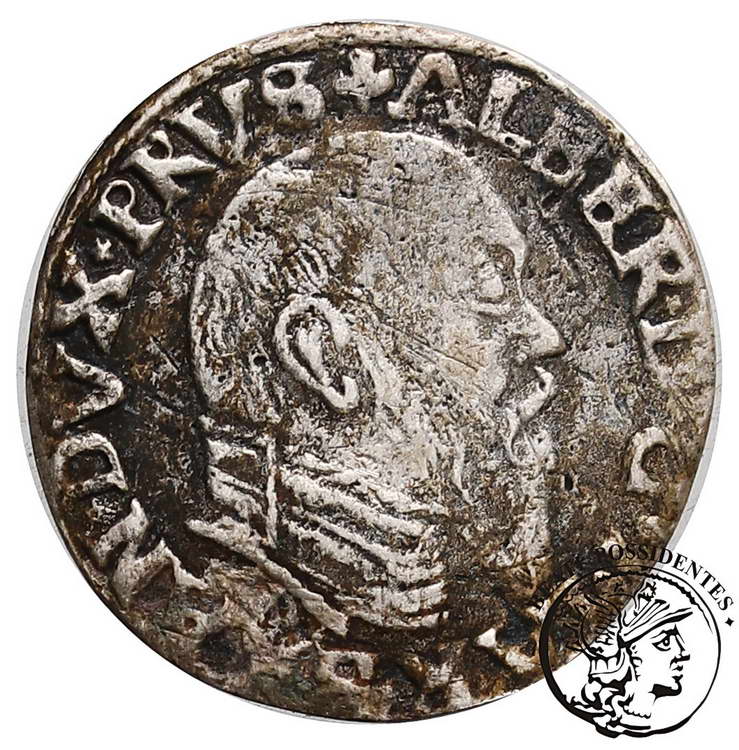 Albrecht Hohenzollern trojak pruski 1546 st. 4