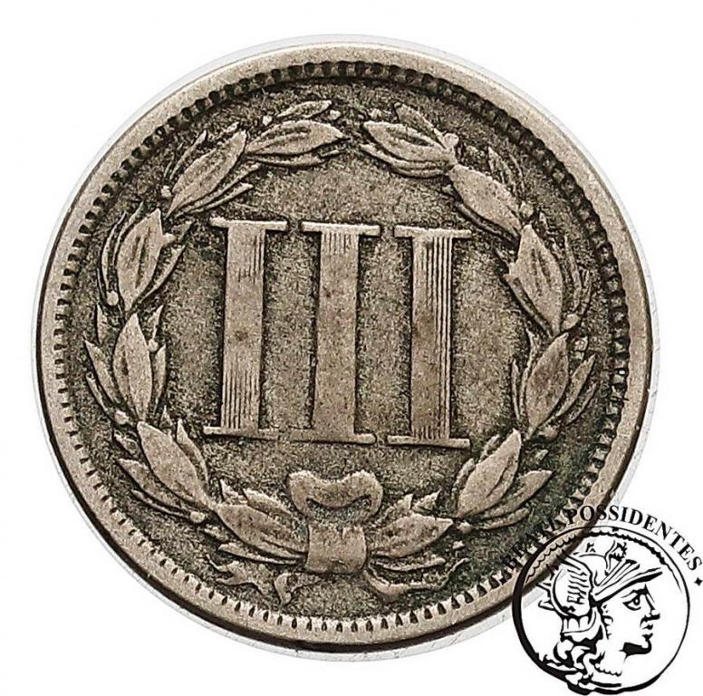 USA 3 Centy 1865 st.3