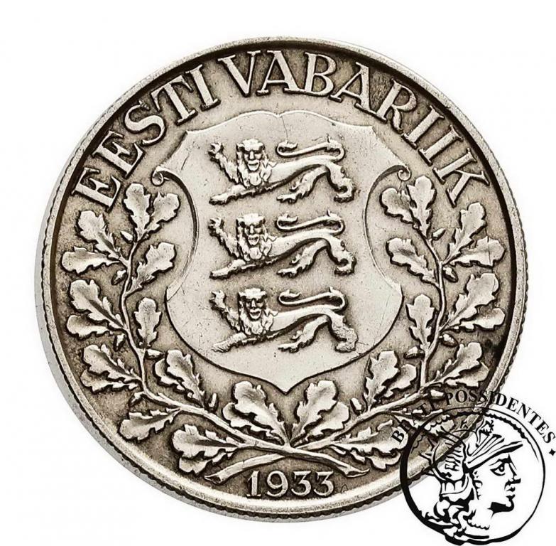 Estonia 1 Kroon 1933 Lira st. 3