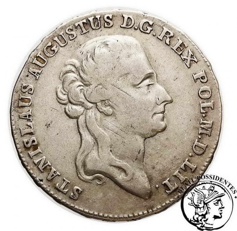 Polska St.A. Poniatowski półtalar 1788 EB st.3