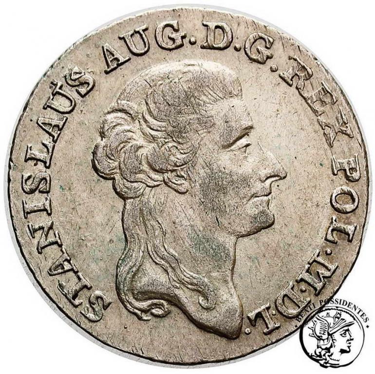 Polska St. A. Poniatowski 1 złoty 1788 EB st. 2