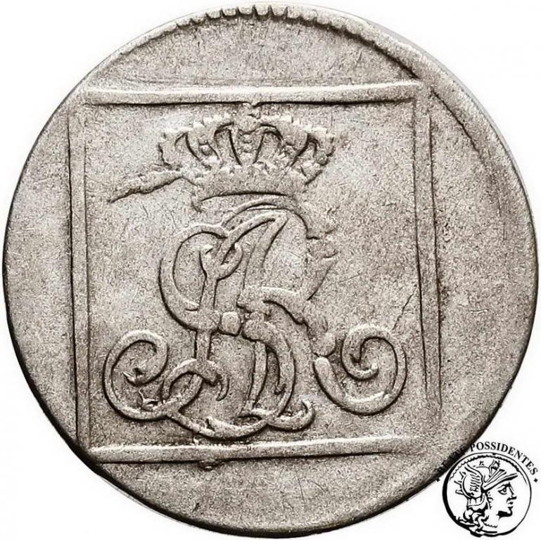 St.A. Poniatowski grosz srebrny 1767 FS st. 3+