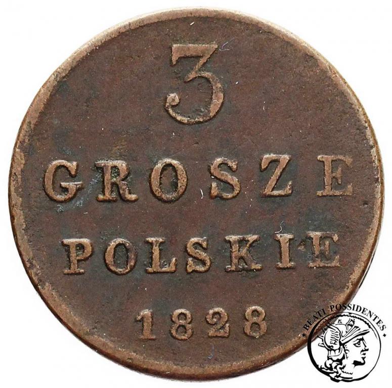 Polska XIX w. trojak 1828 st.3