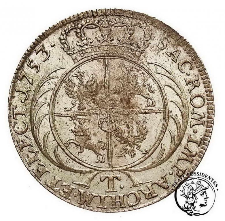 Polska August II Sas tymf kor 1753 st.2