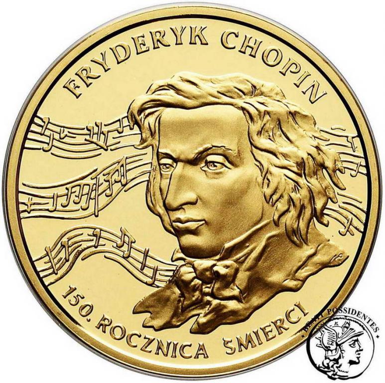 200 zł Fryderyk Chopin - Rocznica Śmierci 1999 stL