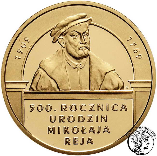 III RP 200 złotych 2005 Mikołaj Rej st. L