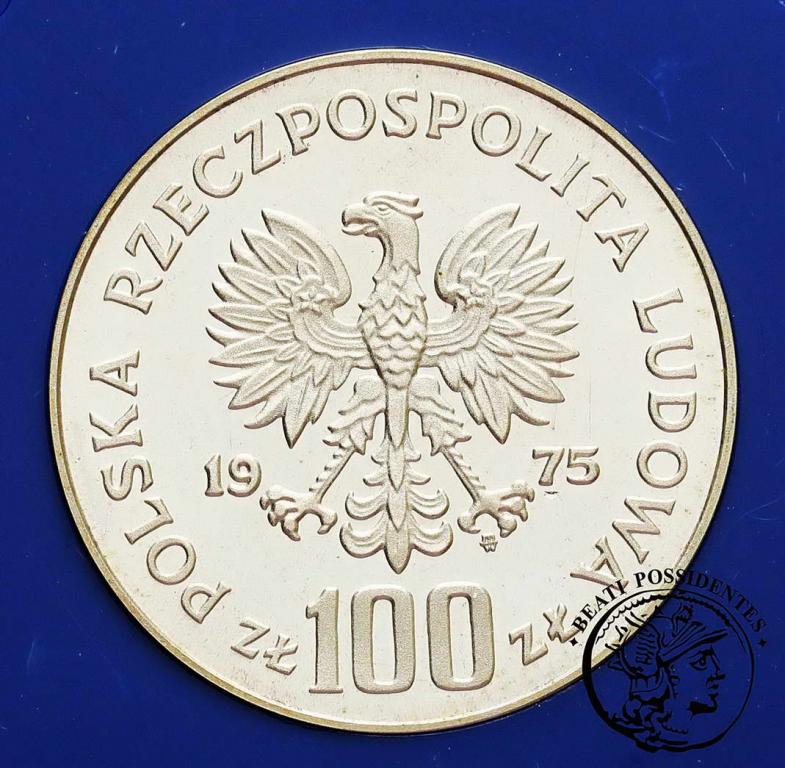 PRL 100 złotych 1975 Ignacy Paderewski st.L/L-