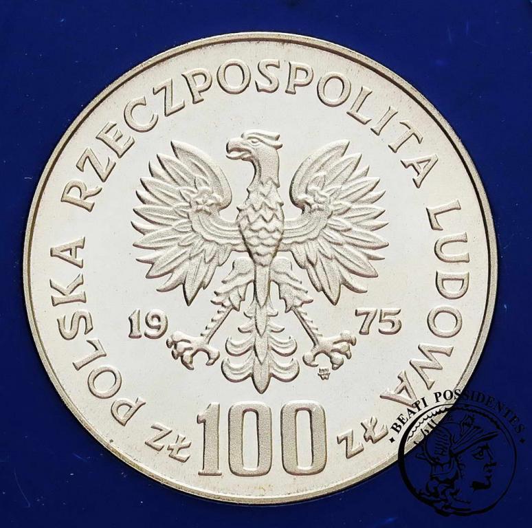 PRL 100 złotych 1975 Ignacy Paderewski st.L