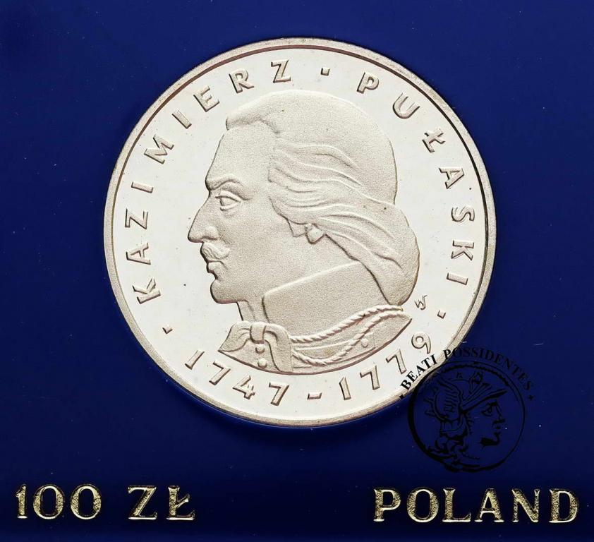 PRL 100 złotych 1976 Pułaski st. L