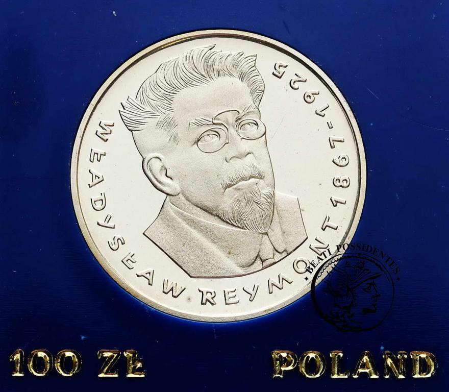 Polska PRL 100 złotych 1977 W. Reymont st.L-