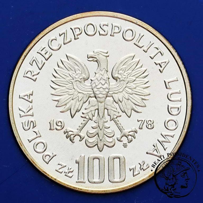 Polska PRL 100 złotych 1978 Łoś st. L