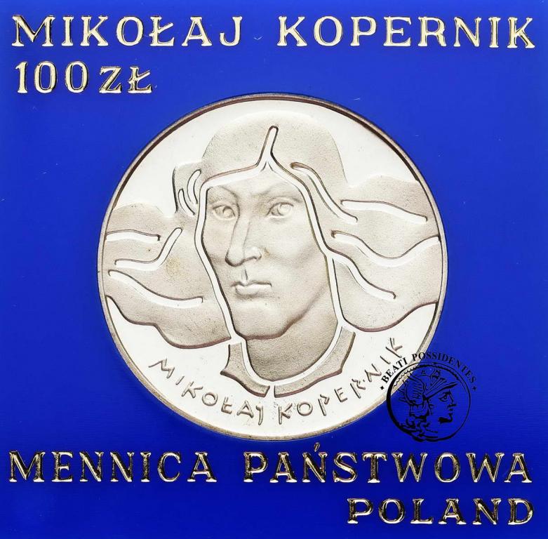 Polska PRL 100 złotych 1974 Mikołaj Kopernik st.L
