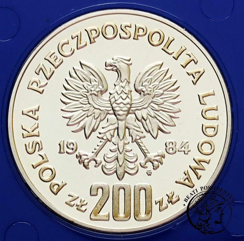 Polska PRL 200 złotych 1984 Sarajewo st. L-