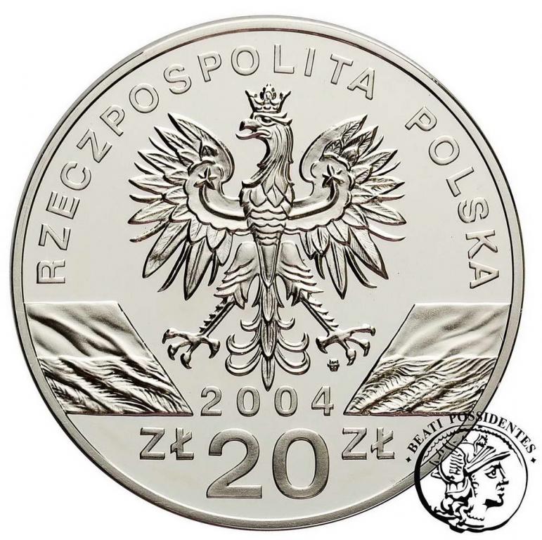 Polska III RP 20 złotych 2004 Morświn st.L