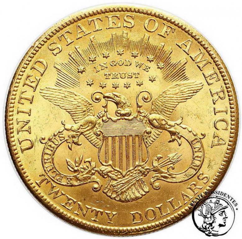 USA 20 $ Dolarów 1904 Philadelphia st.2