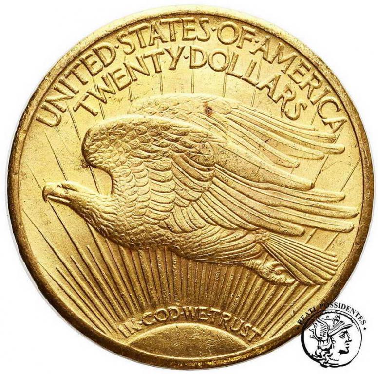 USA 20 $ Dolarów 1924 Philadelphia st.2