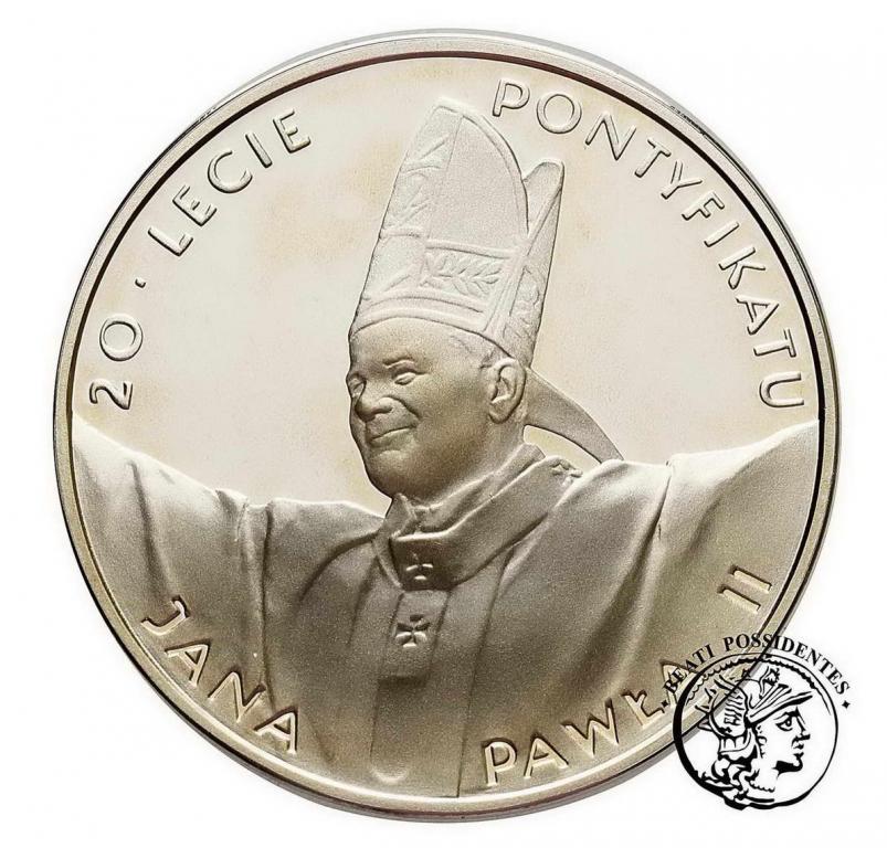 10 zł 1998 Jan Paweł II 20 lat Pontyfikatu st.L