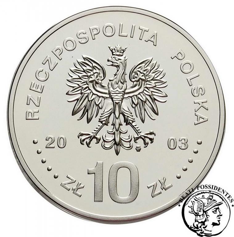 Polska III RP 10 złotych 2003 Leszczyński pop.st.L