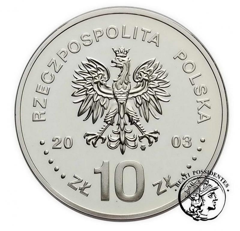 Polska III RP 10 złotych 2003 Leszczyński st.L