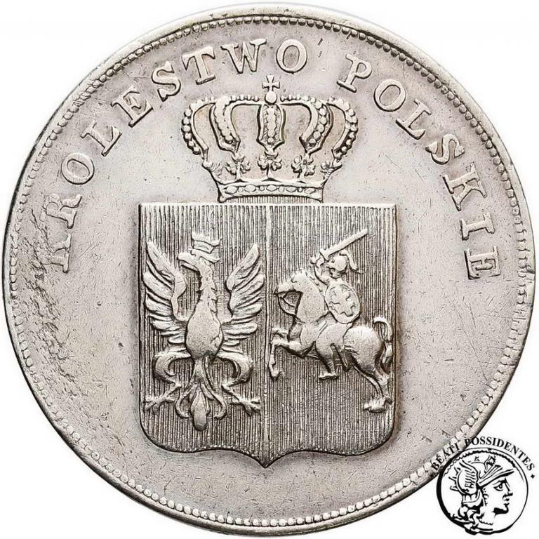 Polska Powstanie Listopadowe 5 złotych 1831 st. 3+
