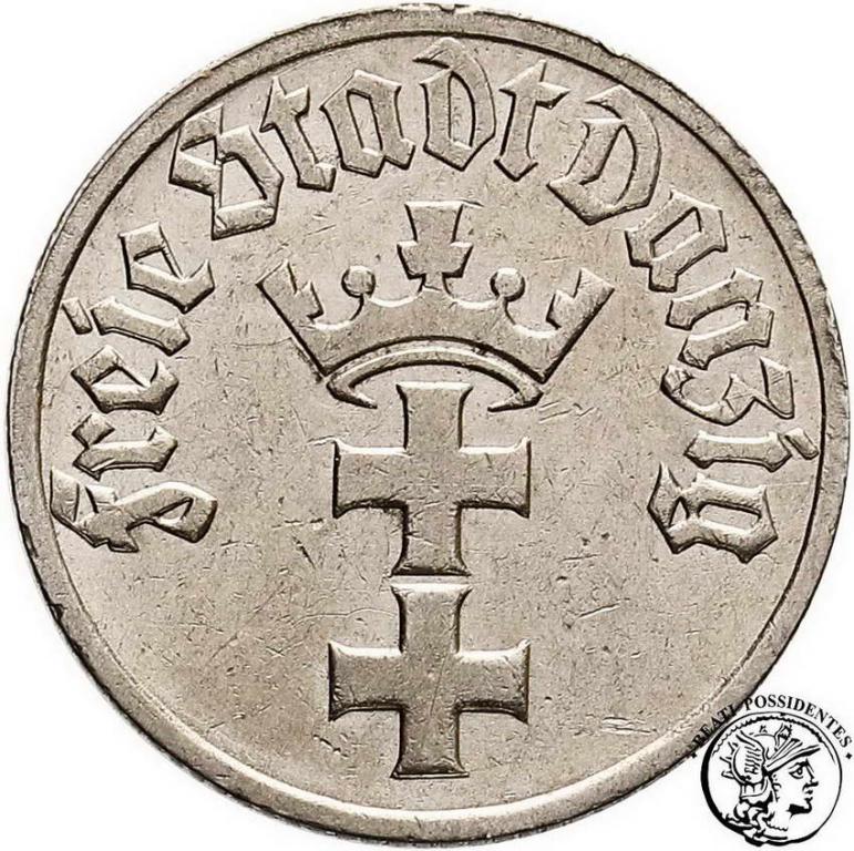 Polska W Miasto Gdańsk 1/2 Guldena 1932 st. 2-