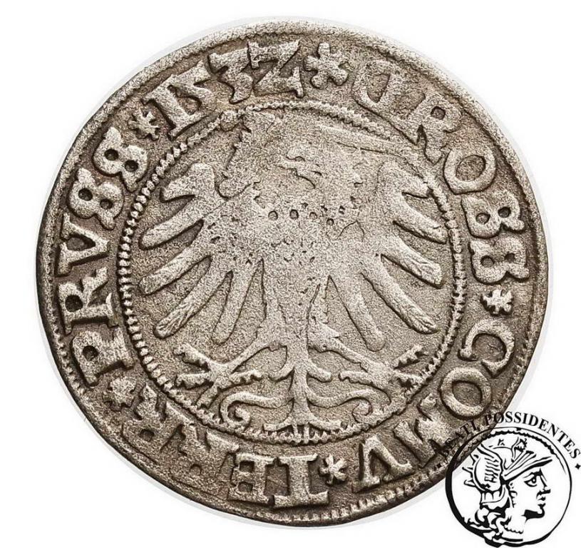 Polska Zygmunt I Stary grosz pruski 1532 st.3