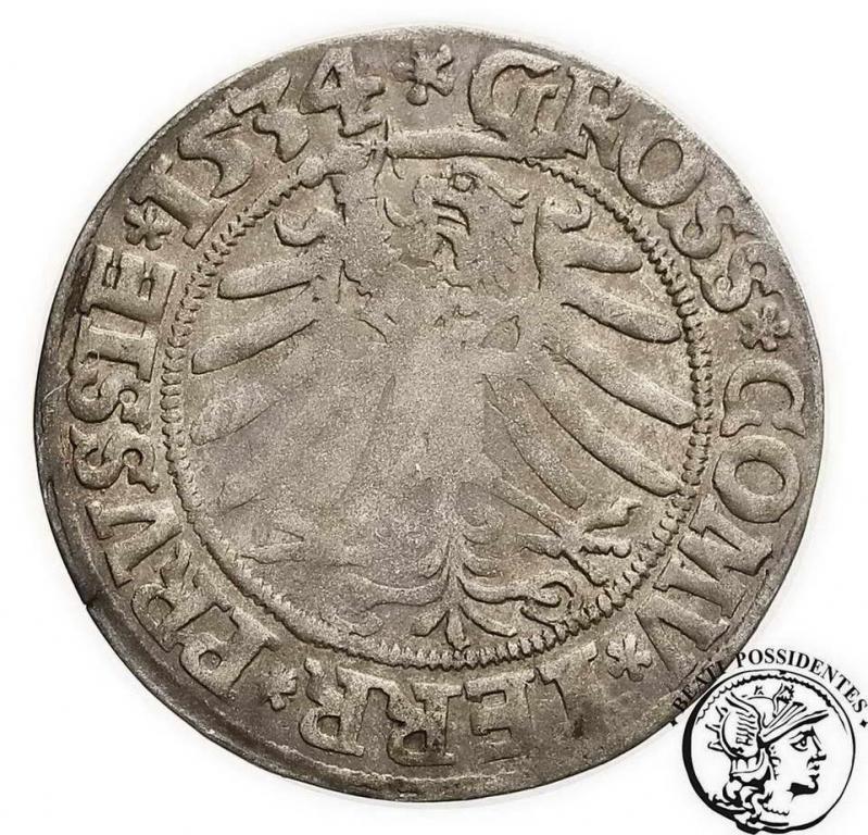 Polska Zygmunt I Stary grosz pruski 1534 st.3