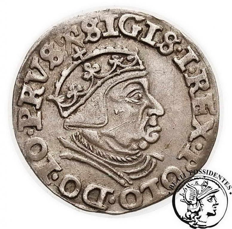Zygmunt I Stary trojak 1540 Gdańsk st. 3+