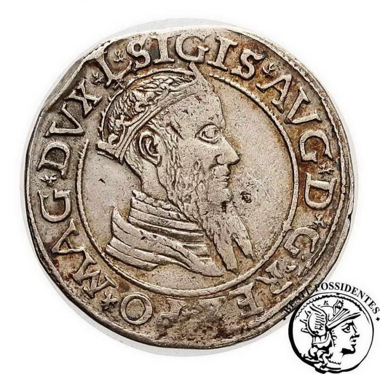 Polska Zygmunt II August czworak lit 1566 st.3+