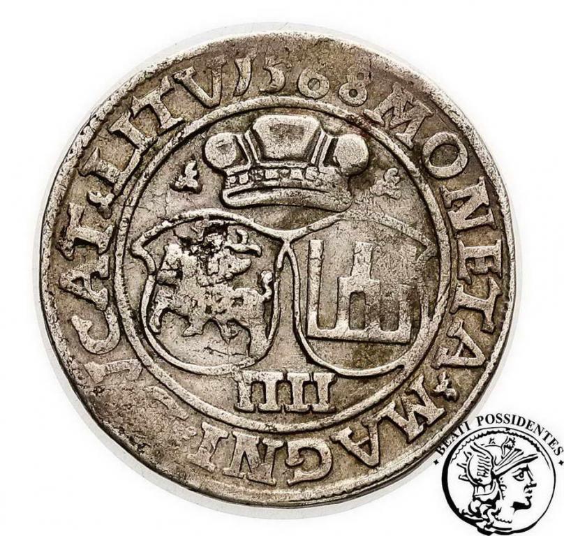 Polska Zygmunt II August czworak lit 1568 st.3